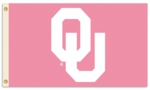 Oklahoma Sooners 3' x 5' Pink Flag with Grommets