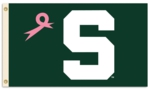 Michigan State Spartans 3' x 5' Pink Flag with Grommets