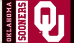 Oklahoma Sooners 3' x 5' Flag with Grommets - Black Borders