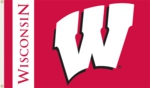 Wisconsin Badgers 3' x 5' Flag with Grommets