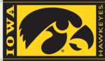 Iowa Hawkeyes 3' x 5' Flag with Grommets