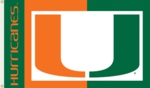 Miami Hurricanes 3' x 5' Flag with Grommets