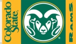 Colorado State Rams 3' x 5' Flag with Grommets