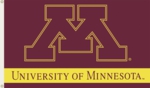 University of Minnesota 3' x 5' Flag with Grommets