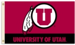University of Utah 3' x 5' Flag with Grommets