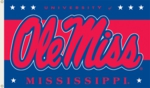 University of Mississippi - Ole Miss 3' x 5' Flag with Grommets