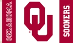 Oklahoma Sooners 3' x 5' Flag with Grommets - Red Borders