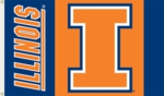 University of Illinois 3' x 5' Flag with Grommets