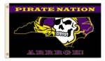 East Carolina University "Pirate Nation" 3' x 5' Flag