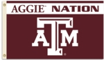 Texas A&M "Aggie Nation" 3' x 5' Flag with Grommets