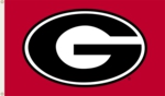 Georgia Bulldogs 3' x 5' Flag with Grommets - Red