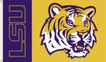 Louisiana State Tigers 3' x 5' Flag with Grommets - Tiger