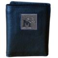 Memphis Tigers Tri-fold Leather Wallet with Tin
