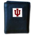 Indiana University Tri-fold Leather Wallet with Box
