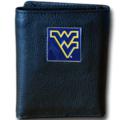 West Virginia University Tri-fold Leather Wallet with Tin