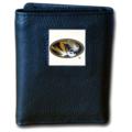 Missouri Tigers Tri-fold Leather Wallet with Tin