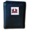University of Montana Tri-fold Leather Wallet with Tin
