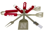 Nebraska Cornhuskers 4 Piece BBQ Set