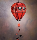 Georgia Bulldogs Hot Air Balloon Spinner