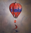 Mississippi - Ole Miss Hot Air Balloon Spinner