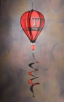 Texas Tech Red Raiders Hot Air Balloon Spinner