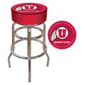 University of Utah Utes Padded Bar Stool