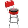 Illinois State Redbirds Padded Bar Stool with Backrest