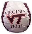 Virginia Tech Hokies Bean Bag Chair