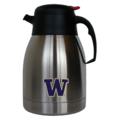 Washington Huskies Coffee Carafe with Metal Logo
