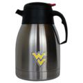 West Virginia Mountaineers Coffee Carafe with Metal Logo