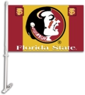 Florida State Seminoles Car Flag & Wall Bracket