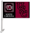 South Carolina Gamecocks Car Flag & Wall Bracket - USC