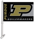 Purdue Boilermakers Car Flag & Wall Bracket