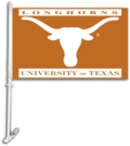University of Texas Longhorns Car Flag & Wall Bracket