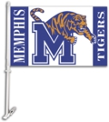University of Memphis Tigers Car Flag & Wall Bracket