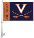 University of Virginia Cavaliers Car Flag & Wall Bracket
