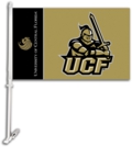 UCF - Central Florida Golden Knights Car Flag & Wall Bracket