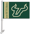 University of South Florida Bulls Car Flag & Wall Bracket