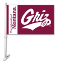 University of Montana Grizzlies Car Flag & Wall Bracket