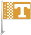 Tennessee Volunteers Car Flag & Wall Bracket