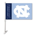 North Carolina Tar Heels Car Flag & Wall Bracket