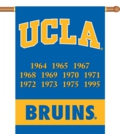 UCLA Bruins 2-Sided 28" X 40" Champion Years Banner