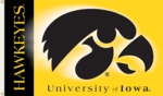 Iowa Hawkeyes 2-Sided 3' x 5' Flag with Grommets