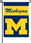University of Michigan 2-Sided Garden Flag