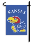 Kansas Jayhawks 2-Sided Garden Flag