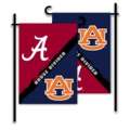 Alabama - Auburn 2-Sided Garden Flag - House Divided