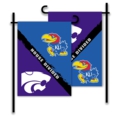 Kansas - Kansas State 2-Sided Garden Flag - House Divided