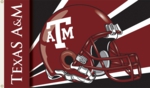 Texas A&M Aggies 3' x 5' Flag with Grommets - Helmet Design
