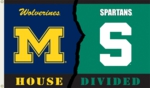 Michigan - Michigan State 3' x 5' House Divided Flag