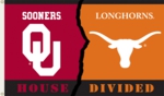 Oklahoma - Texas 3' x 5' House Divided Flag with Grommets